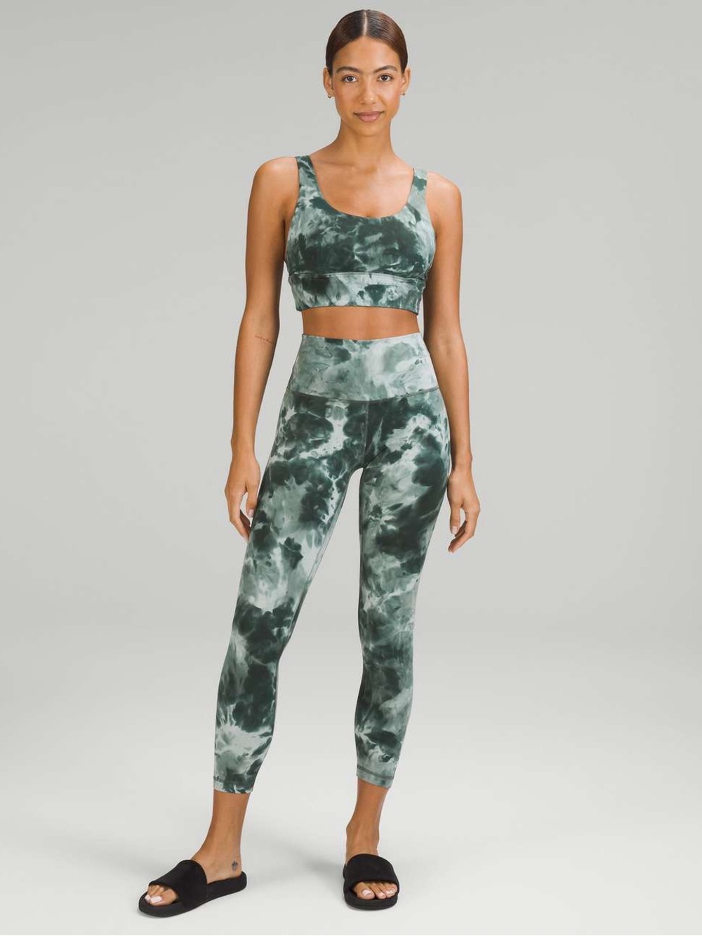 Lululemon Align High-Rise Leggings - Diamond Dye Sage / Army Green - Size 0